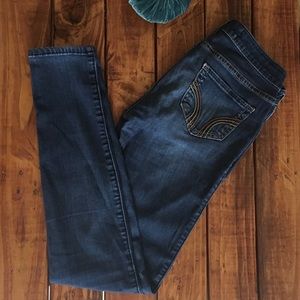 Hollister mid wash blue jean legging